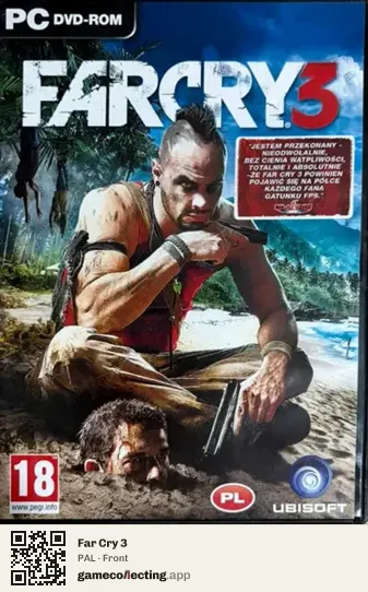 Far Cry 3 Computer, PAL box front