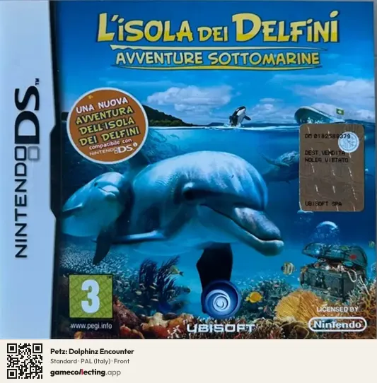 Petz: Dolphinz Encounter Nintendo DS, Italy box front