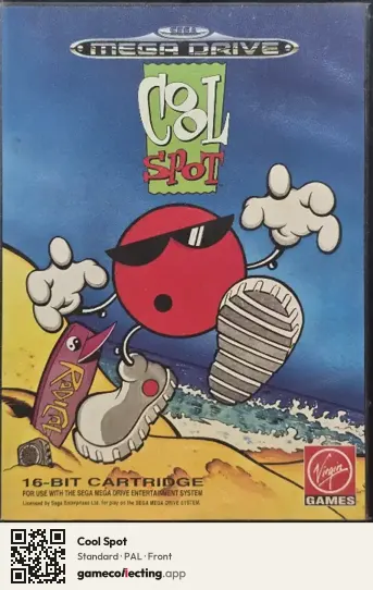 Cool Spot Sega Mega Drive / Genesis, PAL box front