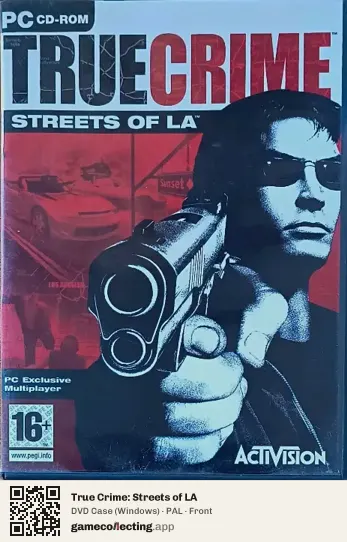 True Crime: Streets of LA Computer, PAL box front