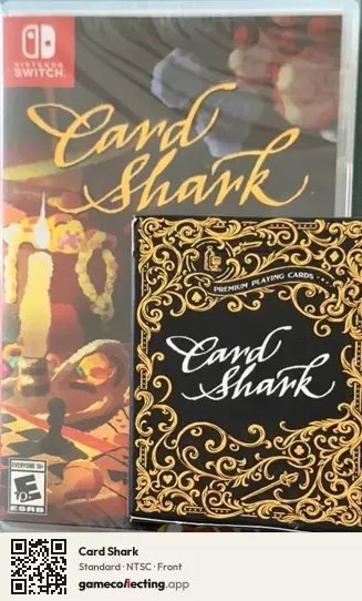 Card Shark Nintendo Switch, NTSC box front