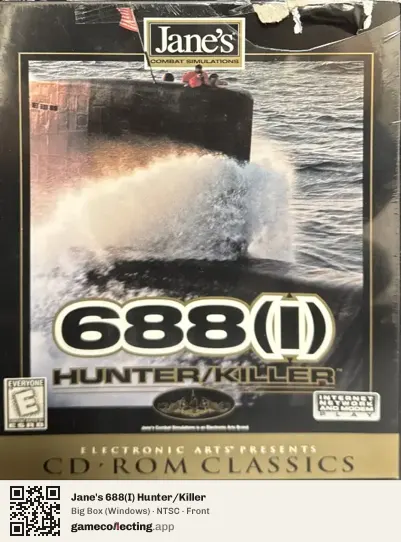 Jane's 688(I) Hunter/Killer Computer, NTSC box front