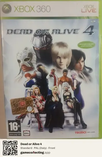 Dead or Alive 4 Xbox 360, Italy box front