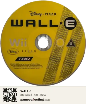 WALL-E Nintendo Wii, PAL disc