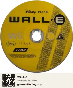 WALL-E Nintendo Wii, PAL disc