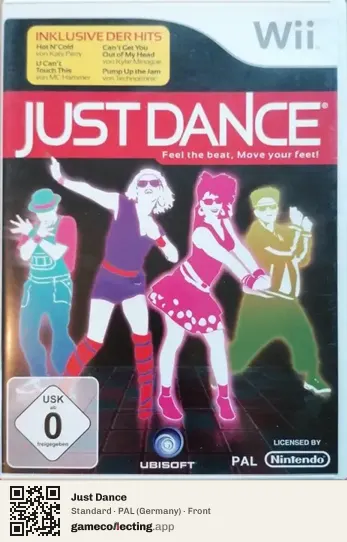 Just Dance Nintendo Wii, Germany box front