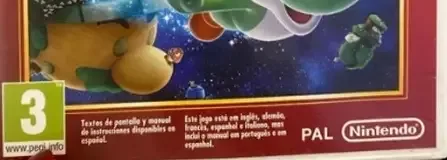 Super Mario Galaxy 2, the PEGI square on its front