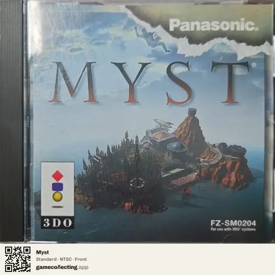 Myst 3DO Interactive Multiplayer, NTSC box front