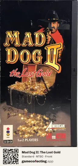 Mad Dog II: The Lost Gold 3DO Interactive Multiplayer, NTSC box front
