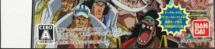 One Piece: Gigant Battle!, the CERO letter on its front