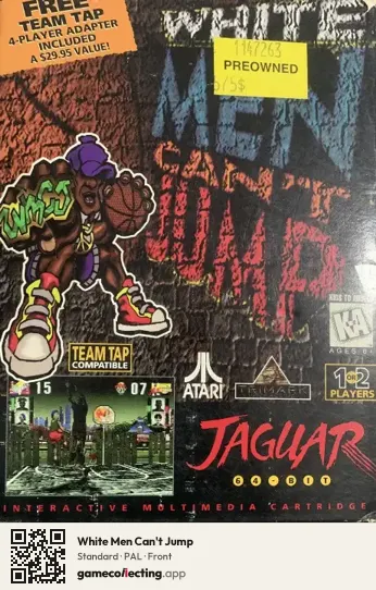 White Men Can't Jump Atari Jaguar, PAL box front