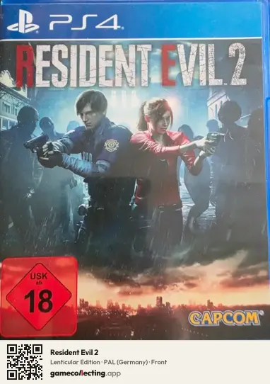 Resident Evil 2 PlayStation 4, Germany box front