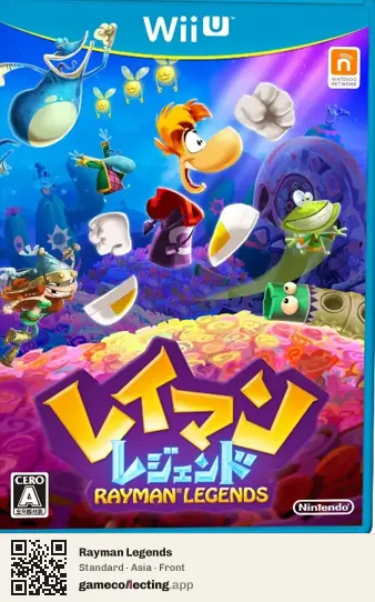 Rayman Legends Nintendo Wii U, Asia box front