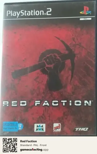 Red Faction PlayStation 2, PAL box front