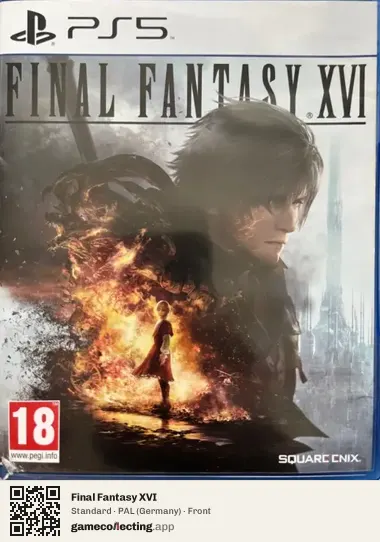 Final Fantasy XVI PlayStation 5, Germany box front