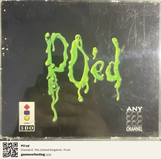 PO'ed 3DO Interactive Multiplayer, United Kingdom box front