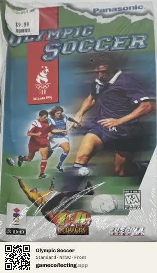 Olympic Soccer 3DO Interactive Multiplayer, NTSC box front