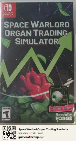 Space Warlord Organ Trading Simulator Nintendo Switch, NTSC box front