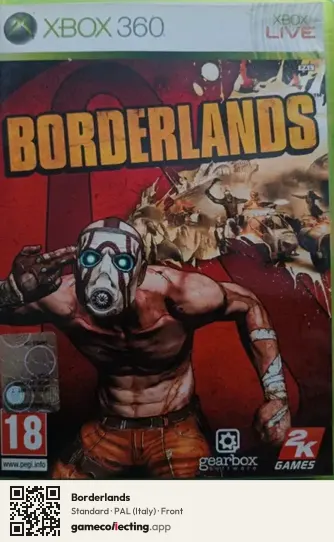 Borderlands Xbox 360, Italy box front