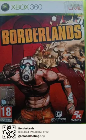 Borderlands Xbox 360, Italy box front
