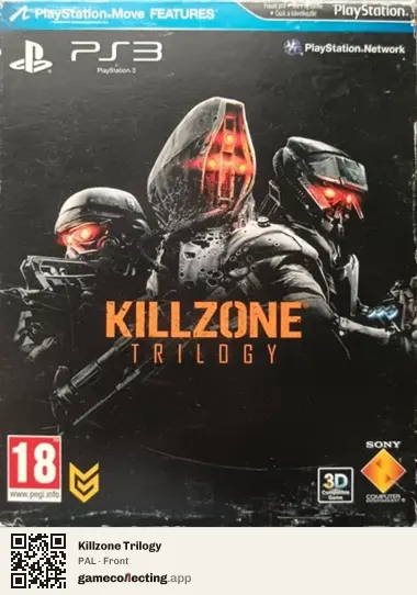 Killzone Trilogy PlayStation 3, PAL box front