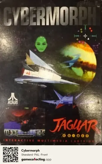 Cybermorph Atari Jaguar, PAL box front