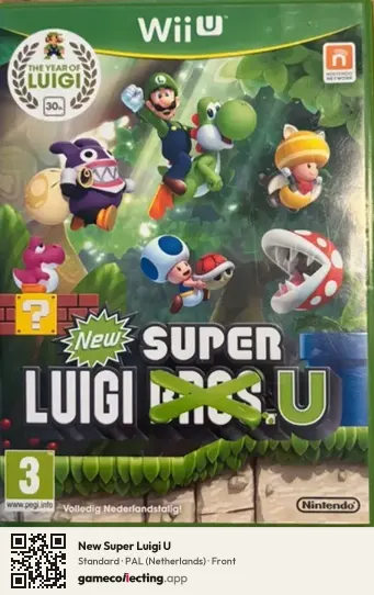 New Super Luigi U Nintendo Wii U, Netherlands box front