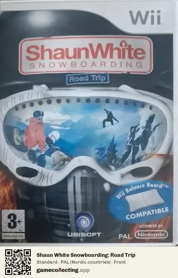 Shaun White Snowboarding: Road Trip Nintendo Wii, Nordic countries box front
