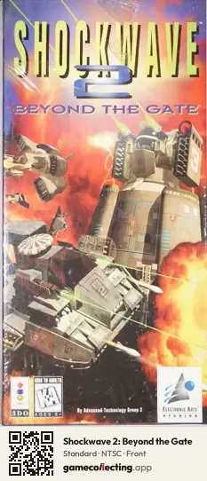 Shockwave 2: Beyond the Gate 3DO Interactive Multiplayer, NTSC box front