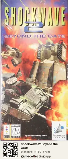 Shockwave 2: Beyond the Gate 3DO Interactive Multiplayer, NTSC box front