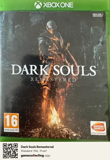 Dark Souls Remastered Xbox One, PAL box front