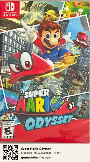 Super Mario Odyssey Nintendo Switch, Canada box front