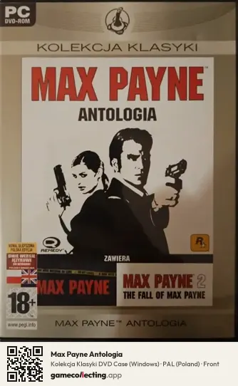 Max Payne Antologia Computer, Poland box front