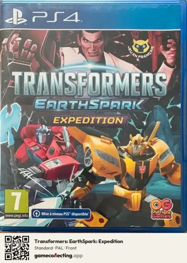 Transformers: EarthSpark: Expedition PlayStation 4, PAL box front