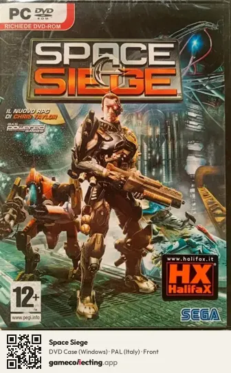 Space Siege Computer, Italy box front