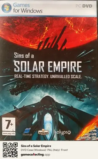 Sins of a Solar Empire Computer, Italy box front