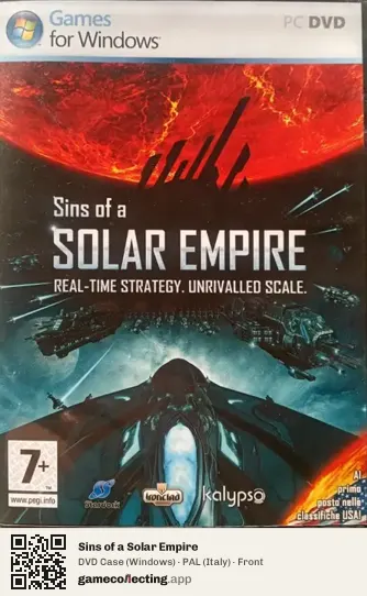 Sins of a Solar Empire Computer, Italy box front