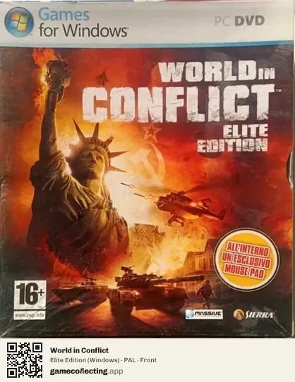 World in Conflict Computer, PAL box front