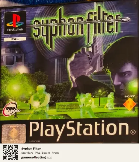 Syphon Filter PlayStation, Spain box front