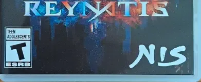 Reynatis, the ESRB box on its front