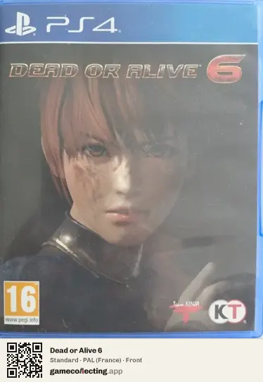 Dead or Alive 6 PlayStation 4, France box front