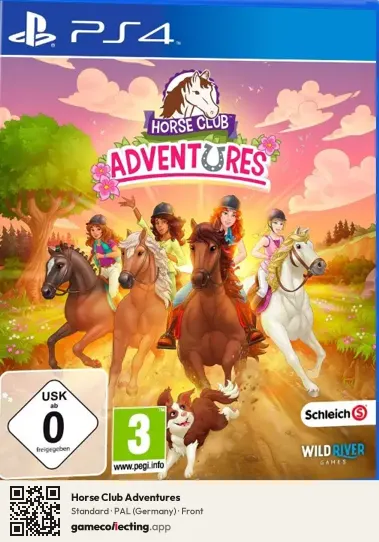 Horse Club Adventures PlayStation 4, Germany box front