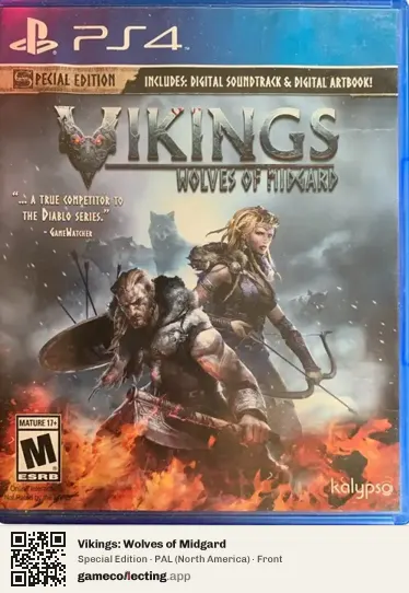 Vikings: Wolves of Midgard PlayStation 4, North America box front