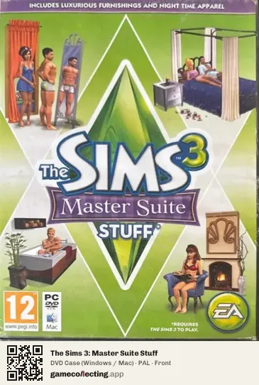 The Sims 3: Master Suite Stuff Computer, PAL box front