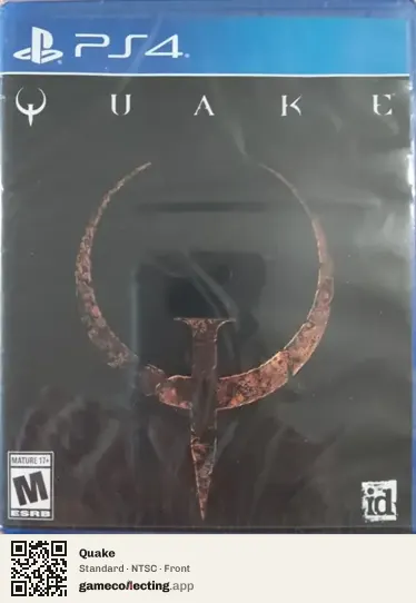 Quake PlayStation 4, NTSC box front