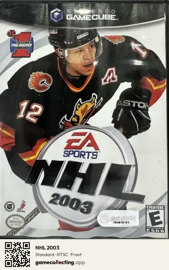 NHL 2003 Nintendo GameCube, NTSC box front