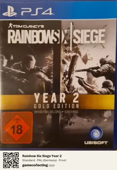 Rainbow Six Siege Year 2 PlayStation 4, Germany box front