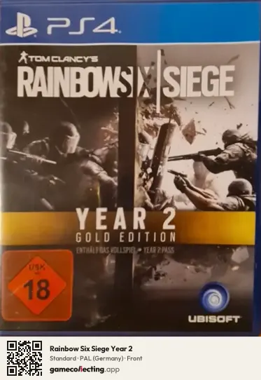 Rainbow Six Siege Year 2 PlayStation 4, Germany box front