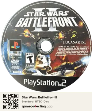 Star Wars: Battlefront II PlayStation 2, NTSC disc