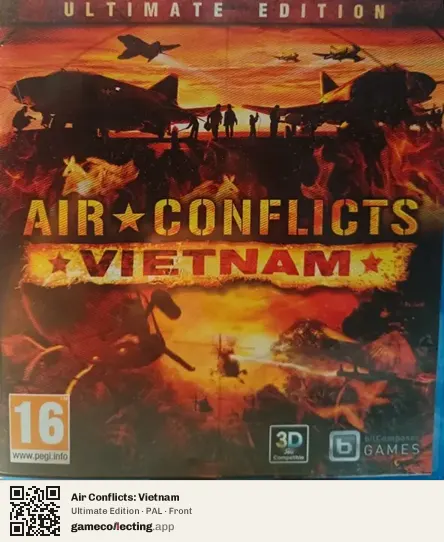 Air Conflicts: Vietnam PlayStation 4, PAL box front